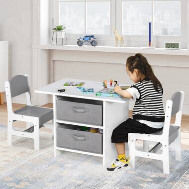 Study table with discount drawers and chair